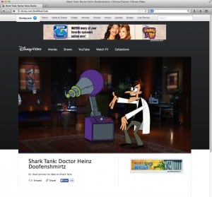 Next into the Shark Tank- Dr. Doofenshmirtz_Website for a TV Series-Special