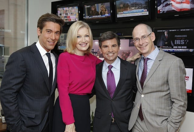 DIANE SAWYER, GEORGE STEPHANOPOULOS, JAMES GOLDSTON