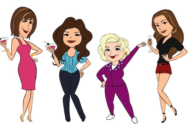 hot in cleveland cartoon