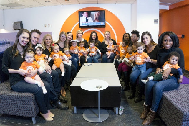 Today: sea of babies