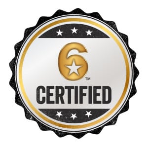 6 Certified Badge