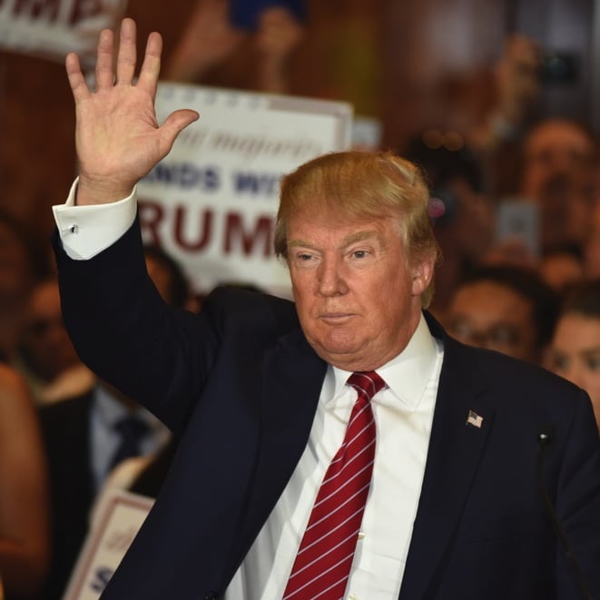 trump hand