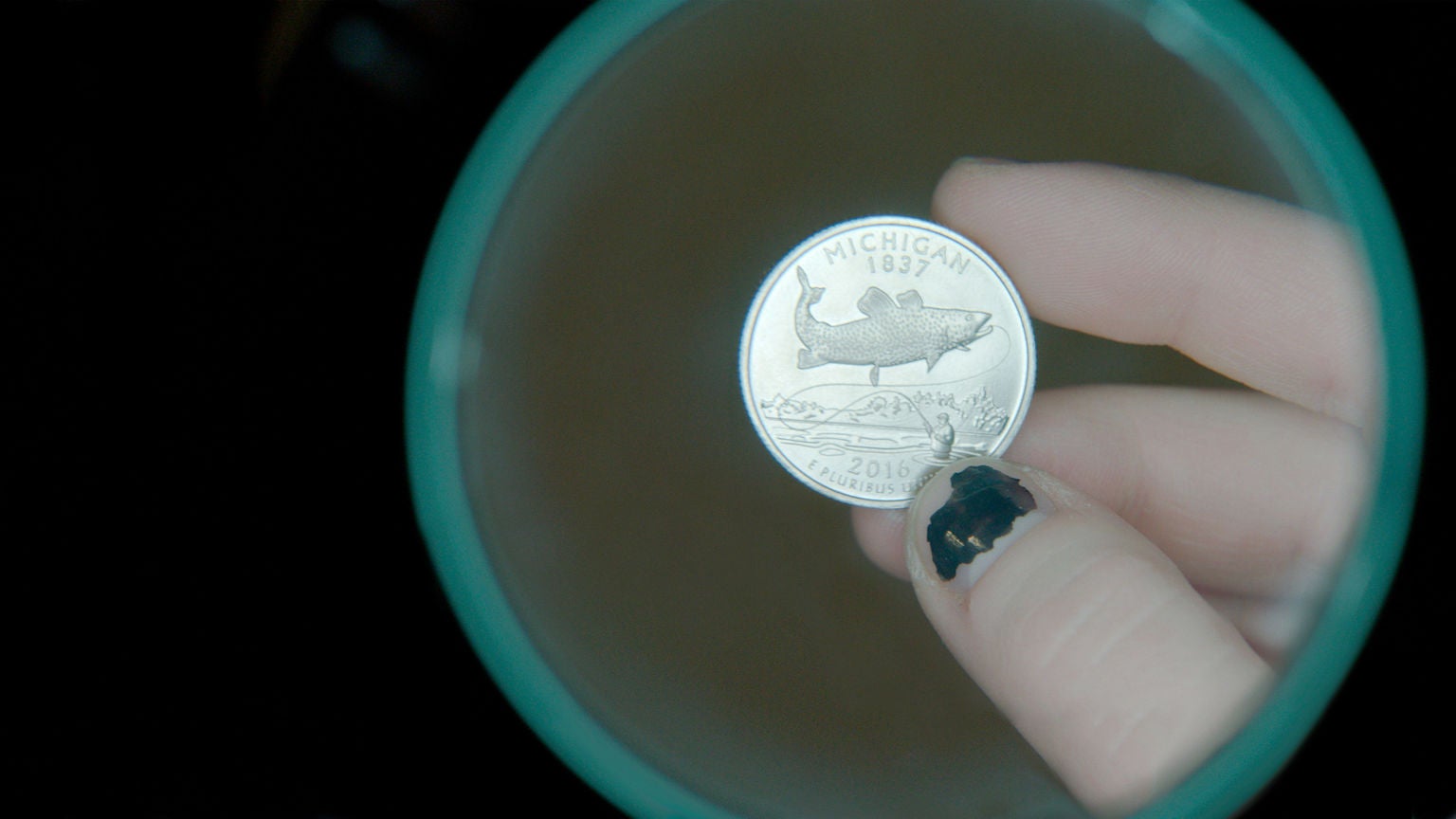 coin heist production still