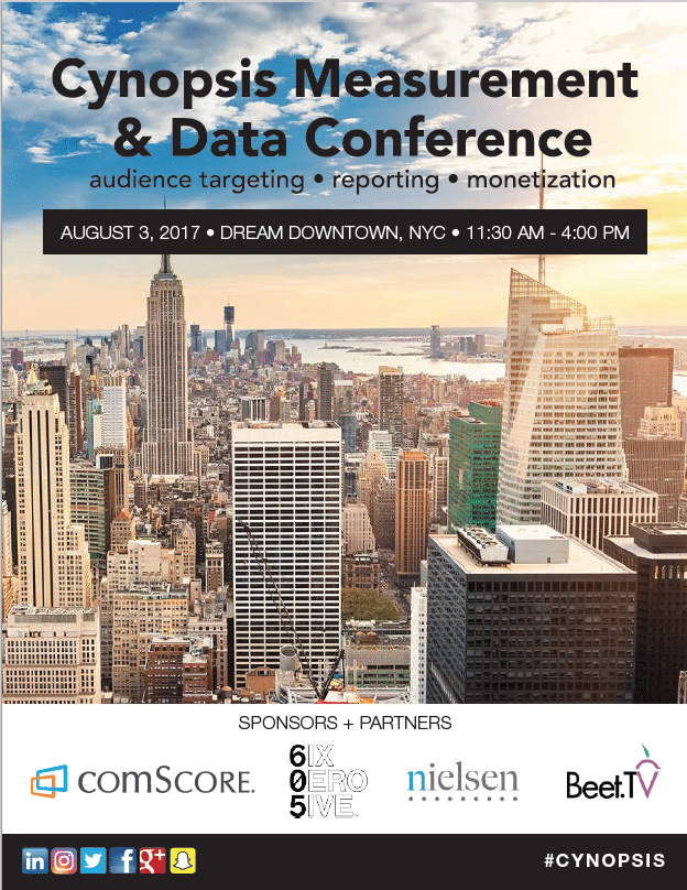 2017 Cynopsis Measurement & Data Conference Attendee Materials - Cynopsis