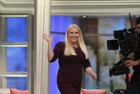 Meghan McCain returns to "The View" set