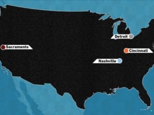 Quartet sing for MLS home