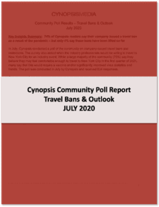 cynopsis membership_community poll on traveling during Covid-19