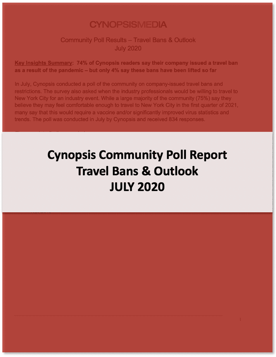 cynopsis membership_community poll on traveling during Covid-19