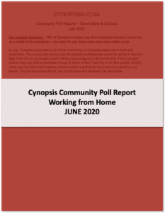 Cynopsis Community Poll Report: June - work from home