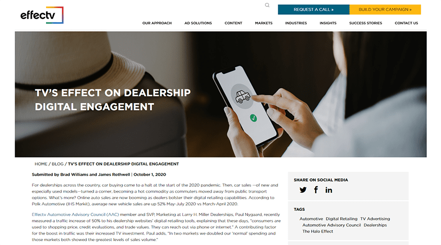 effectv - Dealer Digital Engagement