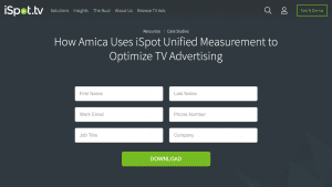 iSpot.tv – How Amica Uses iSpot Unified Measurement to Optimize TV Advertising