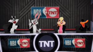 NBA Playoffs on TNT Space Jam: A New Legacy Tease