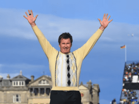 Faldo's final swing