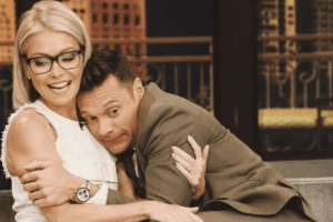 Ryan Seacrest exiting "Live With Kelly and Ryan"