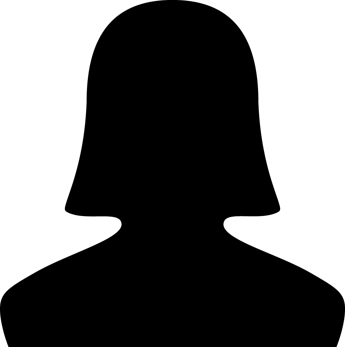 female headshot silhouette