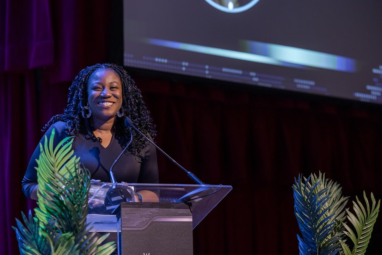 CYN_Sports Awards_On Stage Trophy