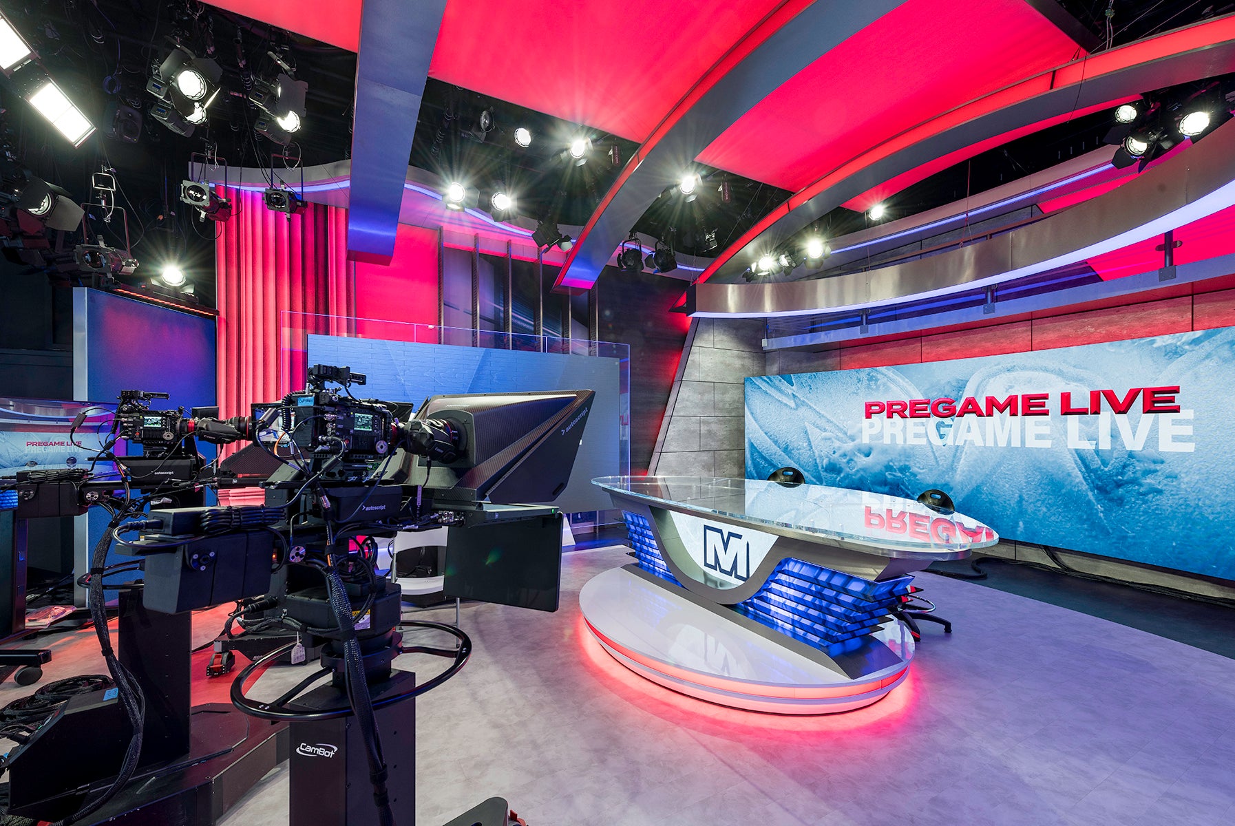 Best Interiors_Monumental Sports Network_Broadcast Studio_4