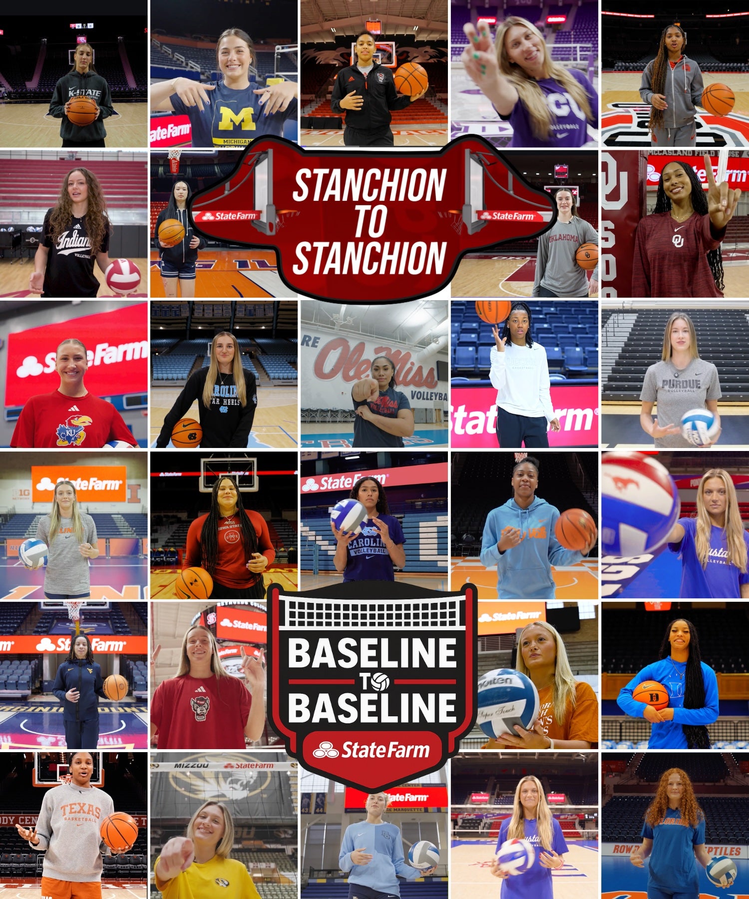 State Farm x Learfield Collage